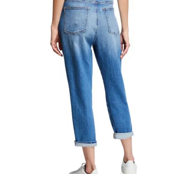 EILEEN FISHER SOFT BLUE ANKLE JEANS ORGANIC COTTON DENIM BRAND NEW! - Picture 6 of 8
